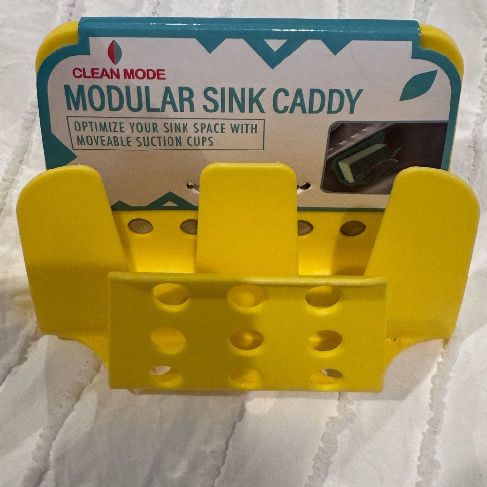 Yellow Modular Sink Caddy NWT
